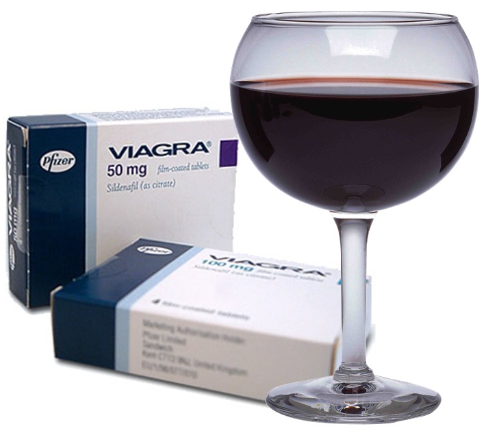Mixing viagra and alcohol